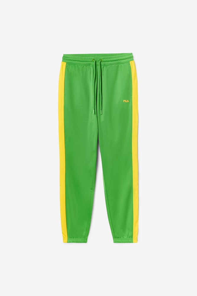 Fila Brazil Track Green Pants Mens - NZ 10283-KLAD